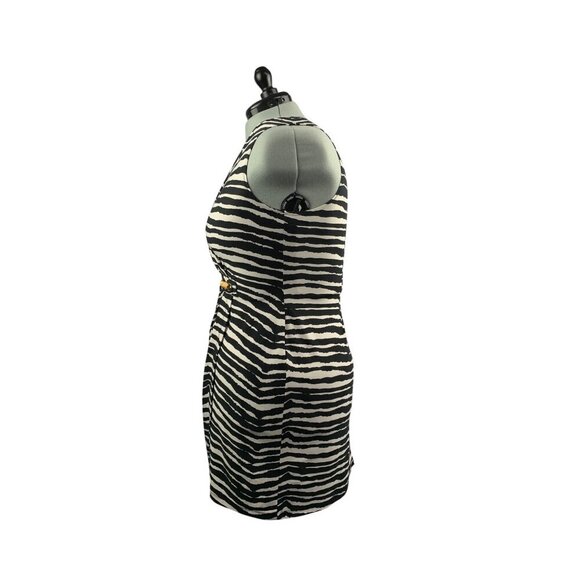 Amanda Lane Zebra Print Sleeveless Wrap Dress XL - Picture 3 of 5